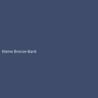 Kleine Bronze-Bank