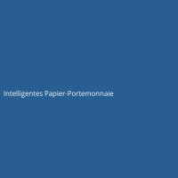 Intelligentes Papier-Portemonnaie