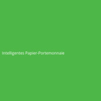 Intelligentes Papier-Portemonnaie