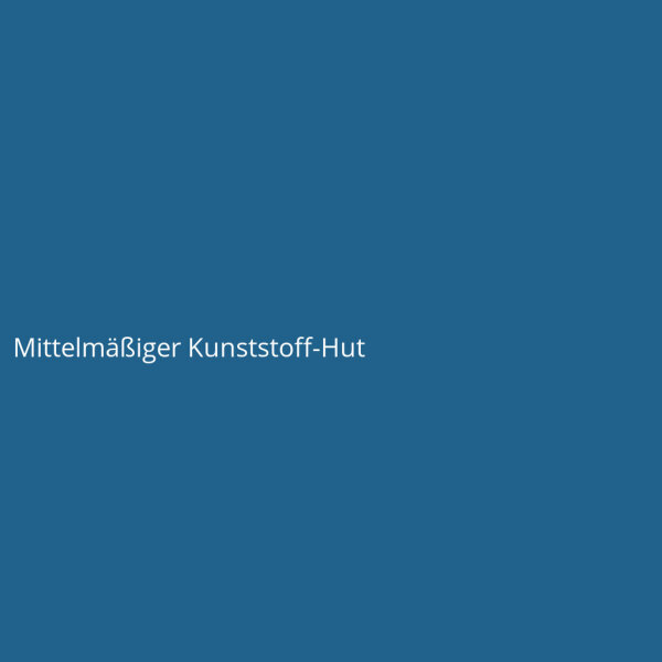 Mittelm&auml;&szlig;iger Kunststoff-Hut
