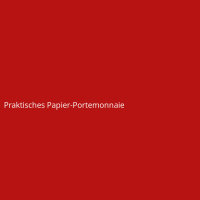 Praktisches Papier-Portemonnaie