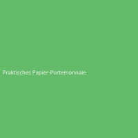 Praktisches Papier-Portemonnaie