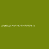 Langlebiges Aluminium-Portemonnaie