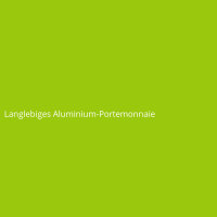 Langlebiges Aluminium-Portemonnaie