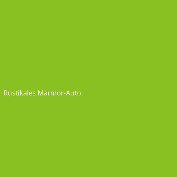 Rustikales Marmor-Auto