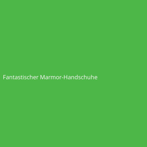 Fantastischer Marmor-Handschuhe