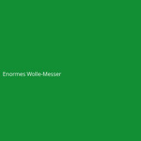 Enormes Wolle-Messer