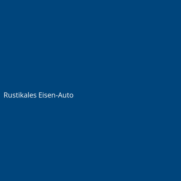 Rustikales Eisen-Auto