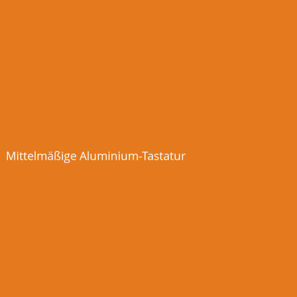 Mittelm&auml;&szlig;ige Aluminium-Tastatur