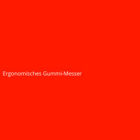 Ergonomisches Gummi-Messer