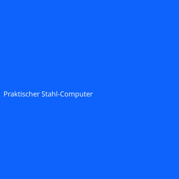 Praktischer Stahl-Computer