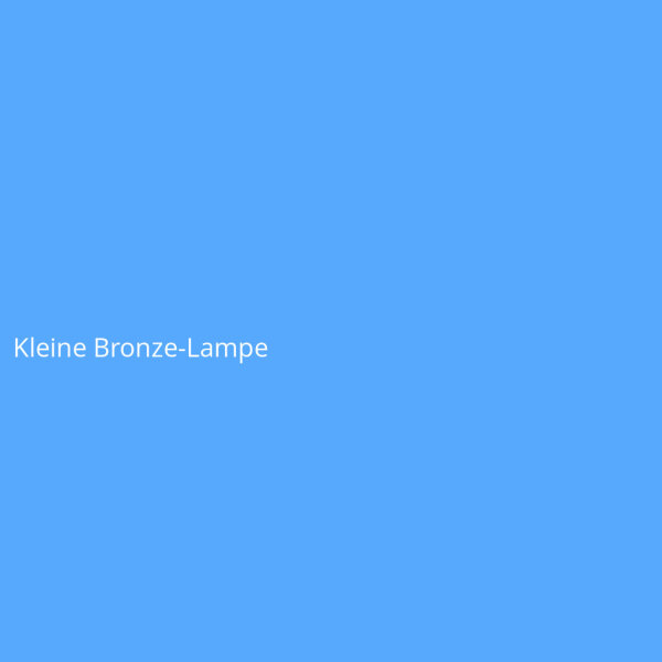 Kleine Bronze-Lampe